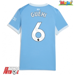 Manchester City Marc Guehi #6 Primera Equipación Mujer 2026-27 Manga Corta